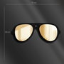 Wallity Ozgl508 Espejo Decorativo Dorado 70 x 28 cm